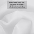 thumbnail image 3 of Unique Bargains 110GSM Brushed Microfiber Fitted Sheet Wrinkle,   Bed Cover, 3 of 10