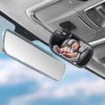thumbnail image 1 of Baby Car Mirror for Rear Facing Car Seat, Shatterproof Acrylic Backseat Safety Mirror with Wide Angle, Adjustable 360° Rotation, Fits Most Vehicles, Easy Installation, Black, 1 of 9