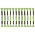 thumbnail image 1 of Unique Bargains Fil à Broder Vert Pâle, 8 m, 12 Écheveaux, 1 of 6