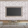 thumbnail image 4 of Self Adhesive Removable Stripe Pattern Wall Wallpaper Herringbone Herringbone Pa, 4 of 6