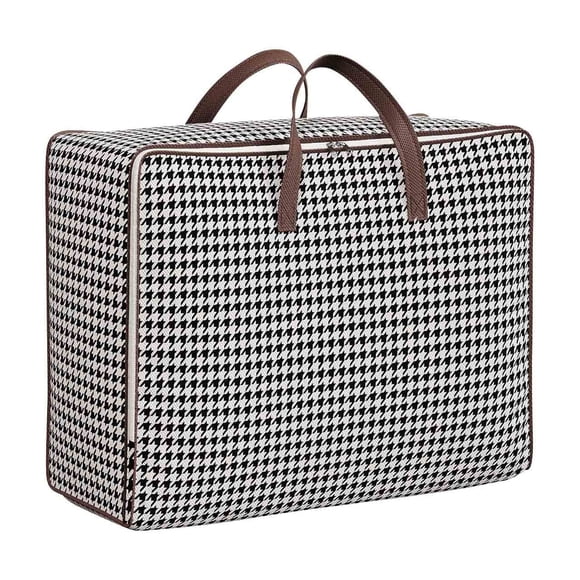 Extra Large Reusable Storage Bags With Strong Handles And Zippers Heavy Duty Washable Moving Bag Closet Underbed Organizer For Bedding Blanket