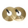 thumbnail image 2 of Ruiboury Crash Cymbals Playing Hand Cymbals Practical Traditional Heavy Alloy Cymbal 200mm Golden 200mm, 2 of 6