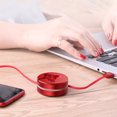 thumbnail image 3 of Multi Charging Cable, 3 in 1 Retractable USB Cable with Cell Phone Stand Data Cable Fast Charging Cable IP ,Micro USB, Type-C Charging Cable, 3 of 9