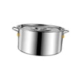 thumbnail image 3 of Luzkey 3.5L Stainless Steel Soup Pot, Multipurpose Cooking Pot with Large Wide Handles, Suitable for All Stoves, 3 of 8
