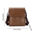 thumbnail image 3 of Sac Messager pour Homme Mode de Rue Sac Bandoulière Décontracté, 3 of 6