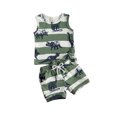 thumbnail image 4 of goowrom Baby Tracksuits Set, Cartoon Dinosaur Vest + Shorts, 4 of 10