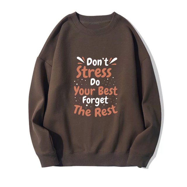 2023 Chandail de Mode pour Femmes Rabais de 50 % Liquidation Femme Mode Imprimé Col Rond Manches Longues Chandails Sans Capuche T-Shirt Hauts Amples Blouse