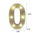 thumbnail image 1 of Placemats Light Up Letters , LED Letters Lights Sign Alphabet And Number Big Lights Letter For Party Birthday Bar Battery Powered Christmas Decor Letter Lights, 1 of 2