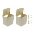 thumbnail image 5 of HLONK 2Pcs Plastic Bird Nest Box for Parakeet Budgie Cockatiel, 5 of 5