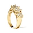 thumbnail image 2 of 2 1/2ct Three Stone Diamond Engagement Ring 14K Yellow Gold, 2 of 2