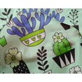 thumbnail image 5 of oneOone Cotton Poplin Fabric Leaves & Floral Block Printed Craft Fabric BTY 56 Inch Wide, 5 of 5