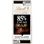 Lindt EXCELLENCE 85% Barre de chocolat noir Cacao, 100 Grams