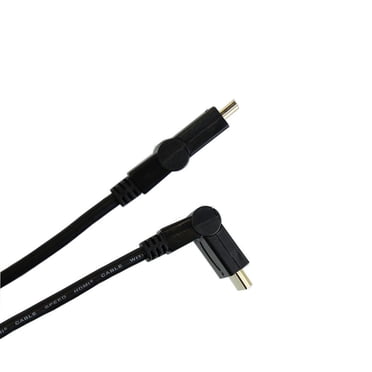Câble HDMI 180 haut débit avec Ethernet-6 pieds