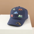thumbnail image 2 of MIASHUI Kids Baseball Cap Toddler Embroidered Car Sun Hat Adjustable Trucker Hats,Navy,2-8 Years, 2 of 3