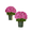 E, variant on Feltree Artificial Mums Flowers UV Resistant Fade Proof for Outdoor Decor, 5 Bouquets, No Water Needed**
