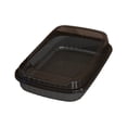 thumbnail image 2 of Chmadoxn Closet Organizers and Storage, Semi Enclosed High Bar Litter Box With Splashs Proof Designs Provides Ample Space For Cats Includes Shovel For Kittens Plastics cat litter boxs, 2 of 6