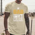 thumbnail image 2 of LUOGENLI T-shirts pour Homme pour Hommes Masculin Printemps et Été Fête des Pères Décontracté Rétro Lettrage Impression Partielle T-Shirt Col Rond Manche Courte Haut T-shirts pour Homme T-Shirt Graphique Pâques Beige G, 2 of 6