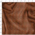 thumbnail image 4 of Soimoi Orange Poly Georgette Fabric Leopard Animal Skin Print Sewing Fabric Yard 52 Inch Wide, 4 of 6