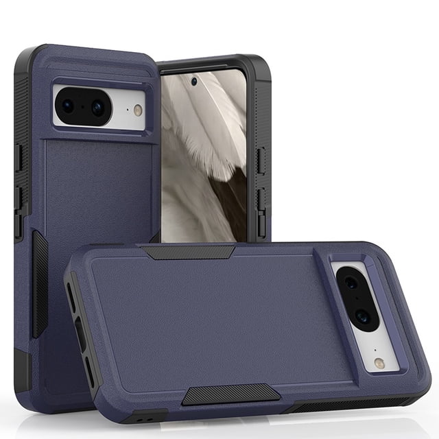 Google Pixel 8 Étui Rigide par Phonesmart, Offrant une protection à Double Couche avec un Dos en PC Solide et un Pare-Chocs en TPU Souple. l'Étui Comprend une Étui Intérieure Géométrique pour l'Absorption des Chocs, Quatre Coins pour Coussin Gonflable Anti-Chute et des Bords Surélevés pour Protéger l'Écran et l'Appareil Photo. des Découpes Précises et des Boutons Tactiles Assurent un Accès et une Utilisabilité Faciles. Présenté dans une Couleur Foncée avec une Finition Texturée, Conçu pour la Durabilité et une protection Intégrale.