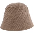 thumbnail image 1 of LinYooLi Small Bucket Hat Ladies Foldable Fashion Soft Solid Color Twill Crochet Women Girl Knit Hat Winter Thick Keep Warm, 1 of 8