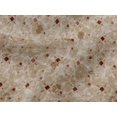 thumbnail image 4 of oneOone Viscose Jersey Light Brown Fabric Geometric Sewing Material Print Fabric By The Yard 60 Inch Wide, 4 of 5