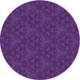 thumbnail image 1 of Ahgly Company Tapis Rond Lavable en Machine Intérieur Transitionnel Orchidée Foncée Violet, 8 Pieds Rond, 1 of 7