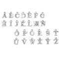 thumbnail image 4 of EeaseCA 26Pcs Alphabet Pendants Decorative Letter Pendants Delicate English Pendants, 4 of 7