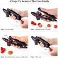 thumbnail image 3 of Cherry Pitter Tool, Olive Pitter, Cherry Pitter Remover, Portable Kitchen Cherry Pitter (Black), 3 of 7