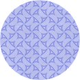 thumbnail image 1 of Ahgly Tapis Rond Lavable en Machine Intérieur Transitionnel Bleu Ciel, 4 Pieds Rond, 1 of 7