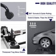 thumbnail image 3 of BestOffice Ergonomic High-Back Gaming Chair, Executive Swivel Racing Office Chair with Lumbar Support, PU Leather, White, 3 of 7