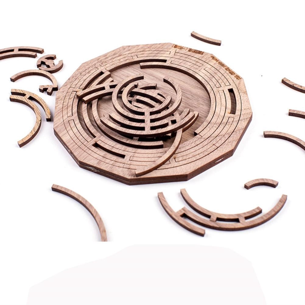 vamei Toupie en Bois Kits de Loisir Creatif Enfant Toupie a Construire | Animal Sauvage Peinture Bricolage Cadeau Anniversaire Activites Manuelles pour Enfants Filles Garçons 5 6 7 8 9 Ans