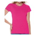 thumbnail image 1 of Gildan T-Shirts Roses pour Femmes Pack de Valeur Lot de 6 Lot de 12 Mignons Décontractés T-Shirts Roses Unis pour Femmes Gildan T-Shirts pour Femmes T-shirt Décontracté Basique, 1 of 4
