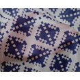 thumbnail image 4 of oneOone Silk Tabby Fabric Check Kasuri Print Fabric By The Yard 42 Inch Wide, 4 of 4