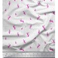 thumbnail image 1 of Soimoi Rayon Fabric Brush Stroke & Cactus Tree Fabric Prints By Yard 56 Inch Wide, 1 of 3