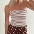 thumbnail image 4 of Womens Summer Tops Strapless Tube Backless Cute Summer Clothes for Women for Shopping Going Out Beach Club Party Night Out, 4 of 9
