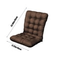 thumbnail image 3 of Porch Cushions Outdoor Set Clearance, Outdoor Seat Cushion Chair Cushion, Seat Cushions Wicker Chair Cushion, Non-Slip Rocking Chair Cushion, 17.72x33.46in, 3 of 6