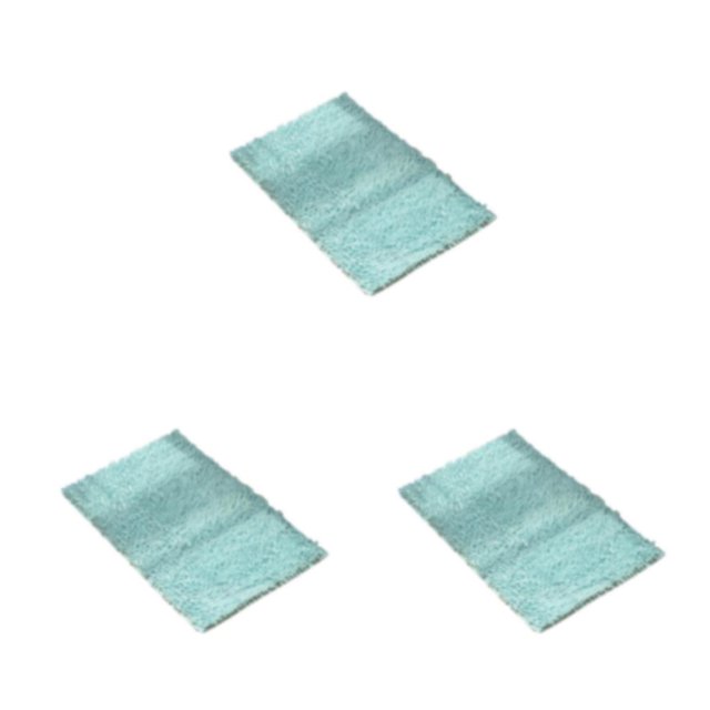 mmirethe Polyester Soft Chenille Rug - Prompt And Strong Absorption No Shedding Soft Texture Absorbent Sky Blue 40cm*60cm 3Set