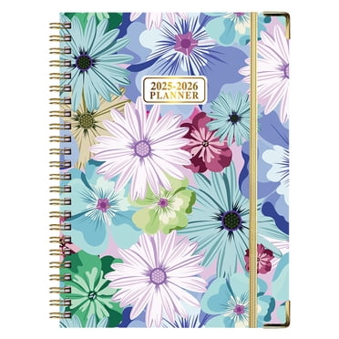 Miyuadkai 2025 2026 Academic Planner July 2025 2026 Weekly and Monthly Teacher Planning Book Hard Cover Calendar Planner with Tabs A5 (6.3" X 8.5") Ideal for Schol Home