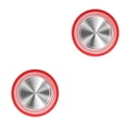 thumbnail image 1 of Ruiboury Mobile Phone Game Joystick Practical Screen Sucker Rocker Gamepad Button Controller Assist Joypad Gaming Supplies Red 2Set, 1 of 6