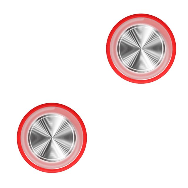 Ruiboury Mobile Phone Game Joystick Practical Screen Sucker Rocker Gamepad Button Controller Assist Joypad Gaming Supplies Red 2Set