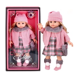 Lot De 4 Tenues Et Accessoires Pour Poupées 35-45 Cm – Robes, Hauts, Pantalons, Chapeaux – Cadeau Créatif