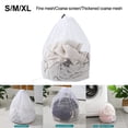 thumbnail image 4 of Large Thicken Mesh Protect Clothing Washing Heavy Duty Laundry Drawstring Bag, 4 of 7