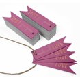 thumbnail image 3 of Inkdotpot Pack Of 100 Real Rose Gold Foil Paper Tags Made With Love Text Favor Hang Tags, 3 of 6