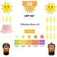 thumbnail image 5 of ORUYROP Bucket Hat for Women Men, Reversible Cotton Summer Sun Beach Fishing Cap Solid Color Style, 5 of 5
