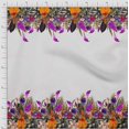 thumbnail image 2 of oneOone Cotton Poplin Fabric Leaves & Flower Panel Printed Craft Fabric BTY 56 Inch Wide, 2 of 3