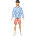thumbnail image 1 of Barbie Fashionistas Ken Doll #219 with Slender Body & Removable Outfit, 1 of 6