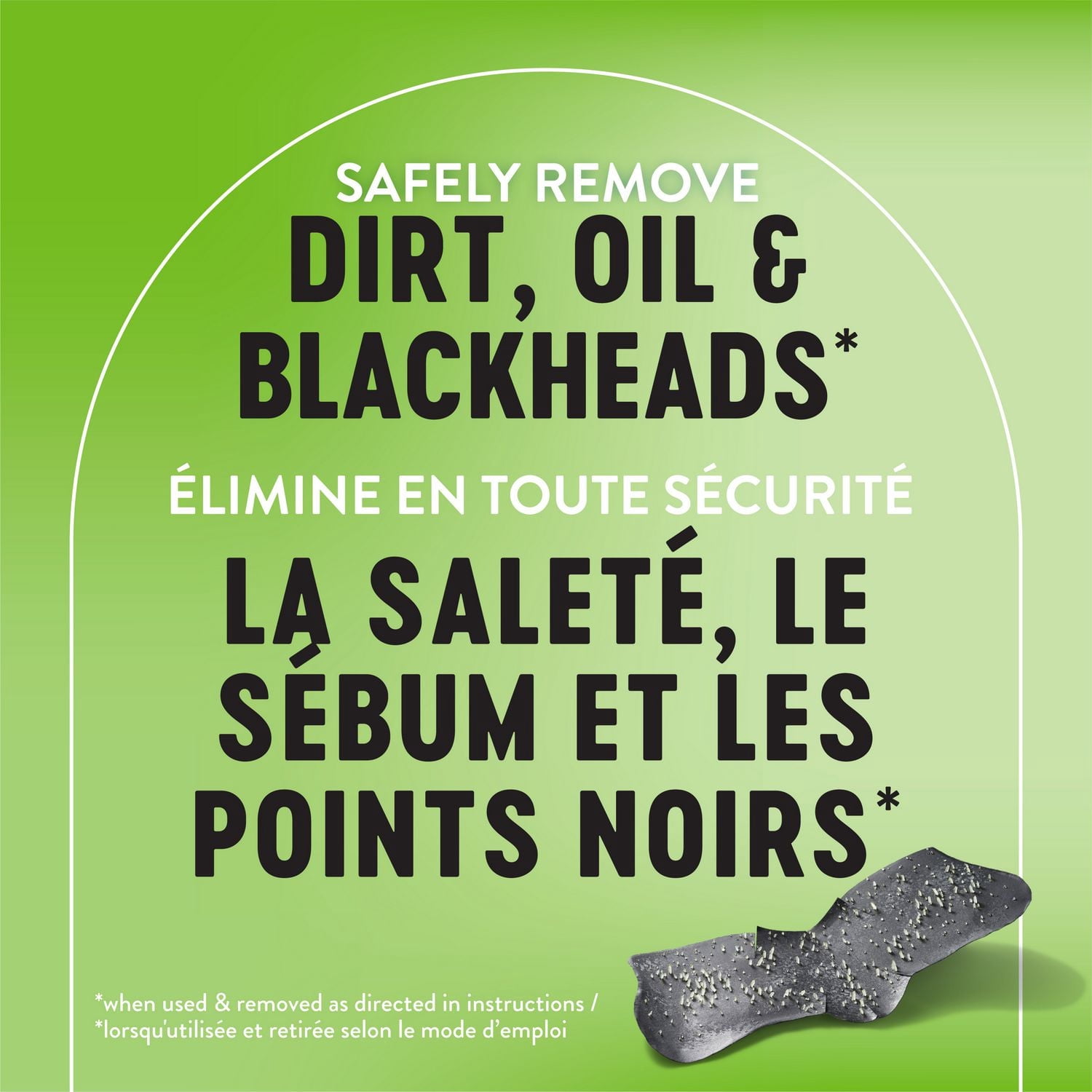 Bandes de nettoyage en profondeur des pores au charbon de Bioré, 8ct (Fabriqué au Japon)