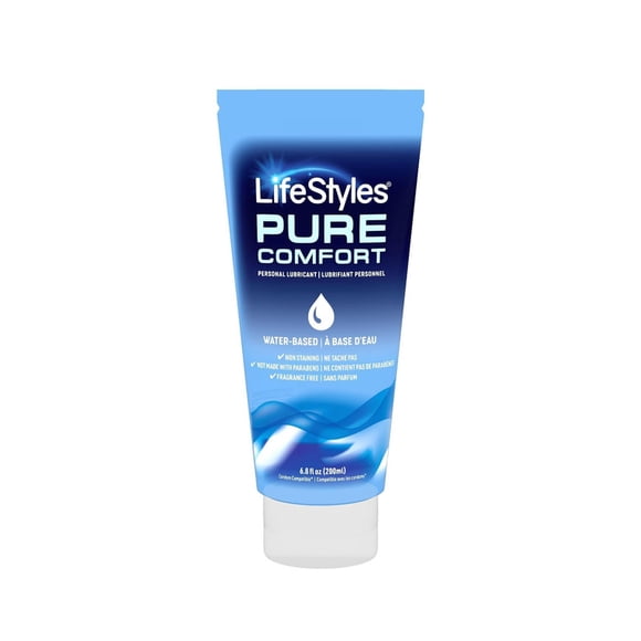 LifeStyles Pure Comfort Lubrifiant Personnel à Base d'Eau, 6,8 fl oz, 200 ml