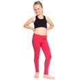 thumbnail image 2 of Stretch Is Comfort Girl's Cotton Leggings | Child Size 4 -14, 2 of 5