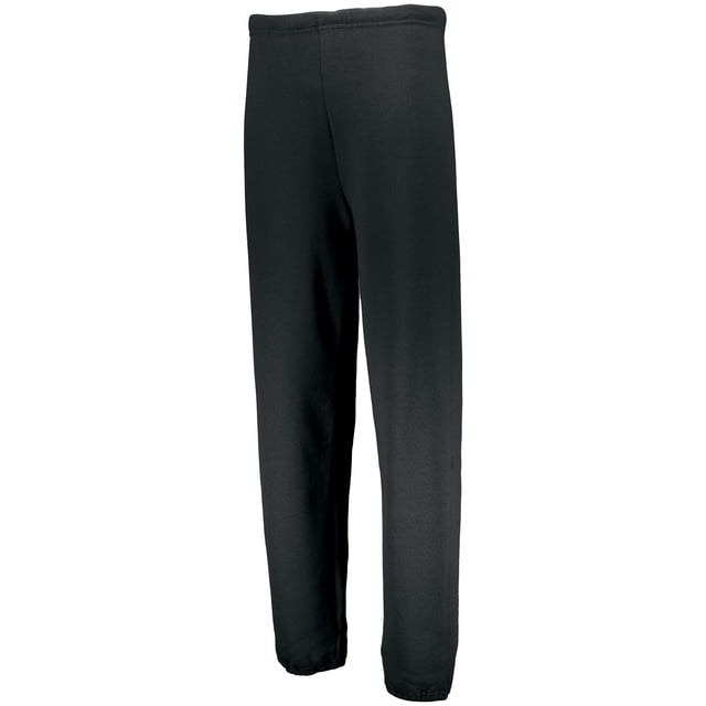 Russell Athletic Dri Power Closed Bottom Sweatpants, L, Black